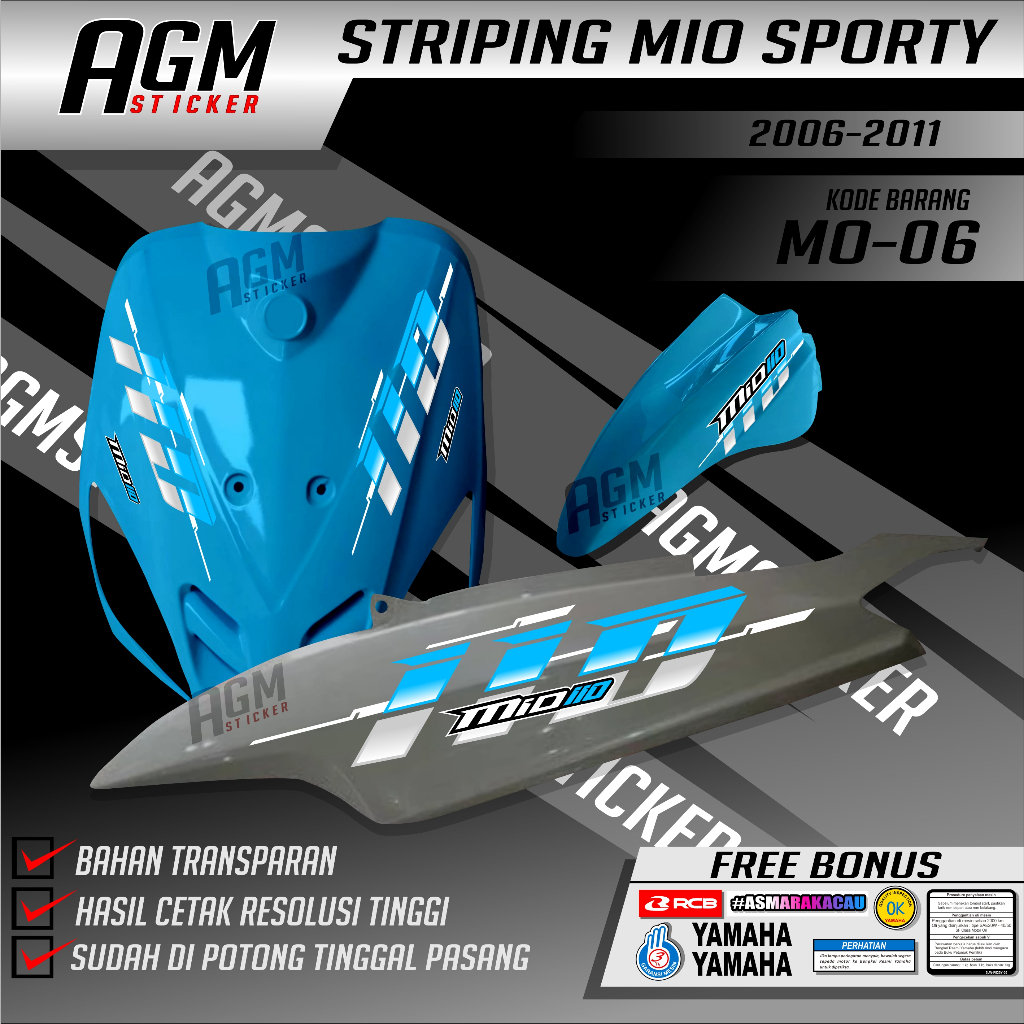 Produk Agm.Sticker Striping | Shopee Indonesia