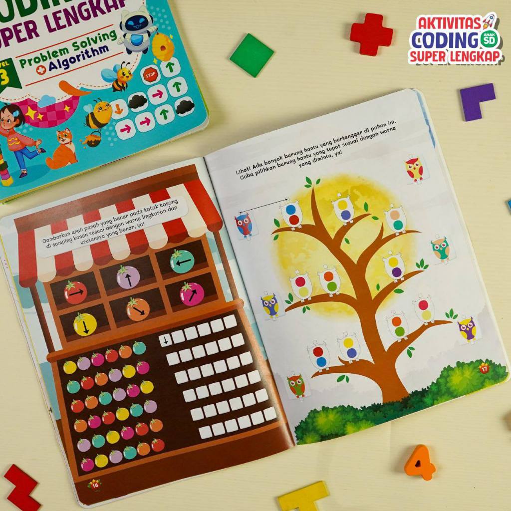Jual [ISI 5 BUKU] PAKET AKTIVITAS CODING SUPER LENGKAP - CODING FOR ...