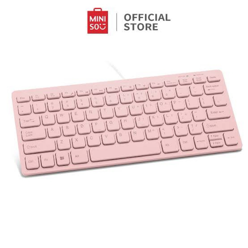 Jual Miniso Mini Wired Keyboard for Laptop Black/keyboard MK82 | Shopee ...