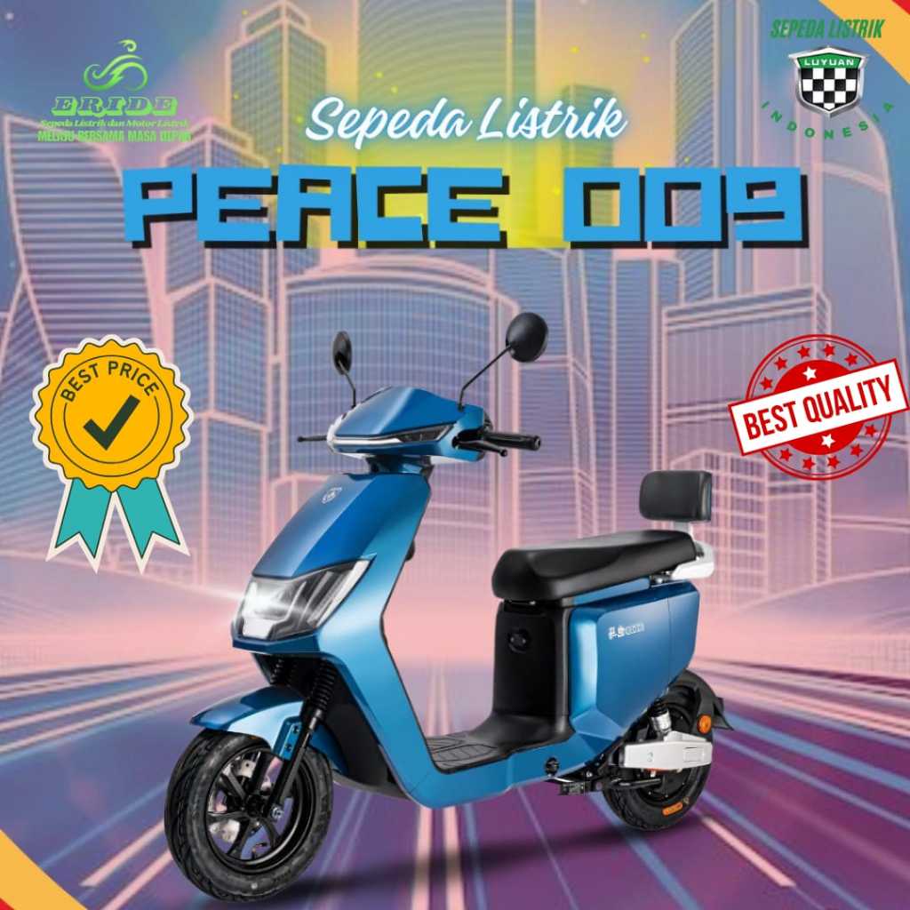 Jual SEPEDA LISTRIK PEACE 009 SEPEDA LISTRIK LUYUAN SEPEDA