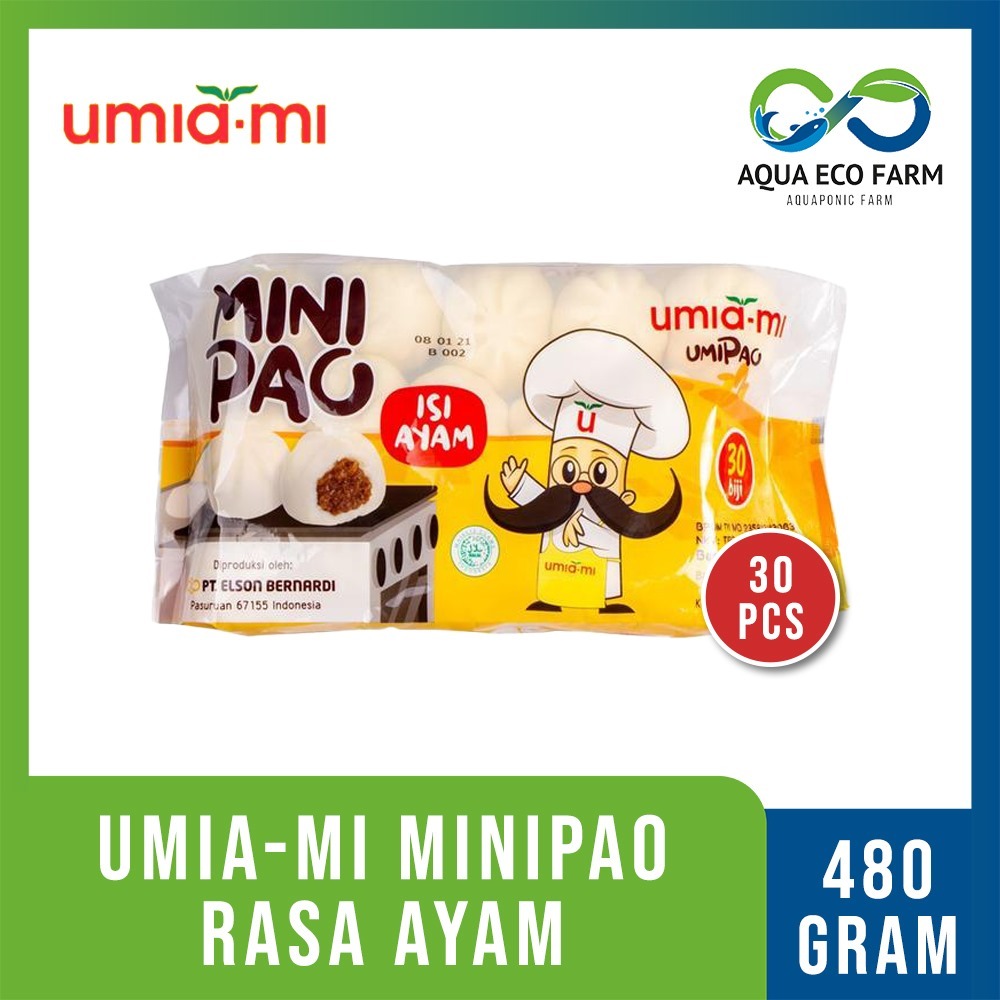 Jual [AquaEcoFarm] UMIAMI Minipao Isi 30 pcs – Mini Pao Aneka Rasa ...