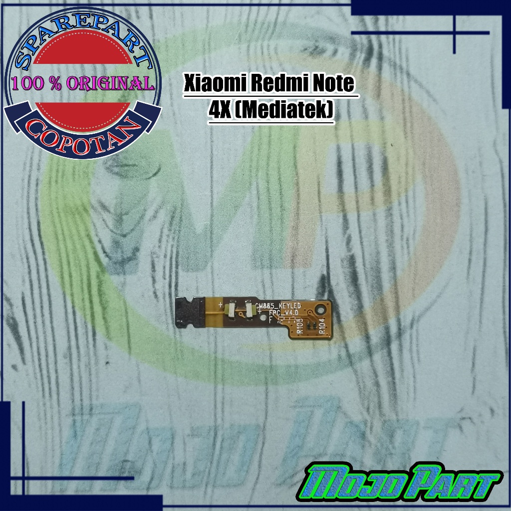Jual Xiaomi Redmi Note 4 / 4x Mediatek Lampu LED Bawah Back Home Button ...