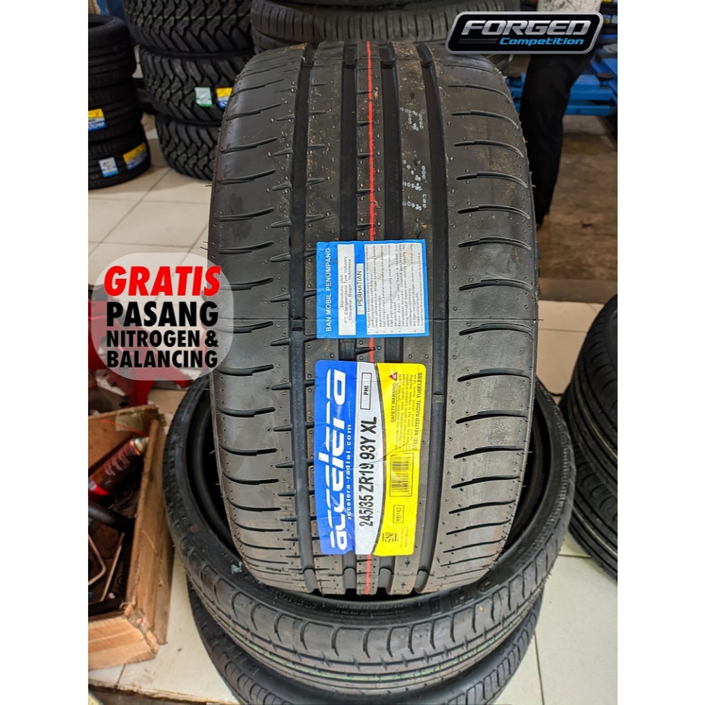 Jual BAN MOBIL TUBLES AWET MERK ACCELERA PHI 245 35 R19 93Y XL | Shopee ...