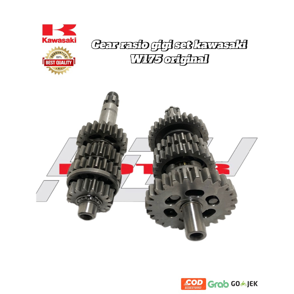 Jual Gear rasio gigi rasio set W175 kawasaki original | Shopee Indonesia