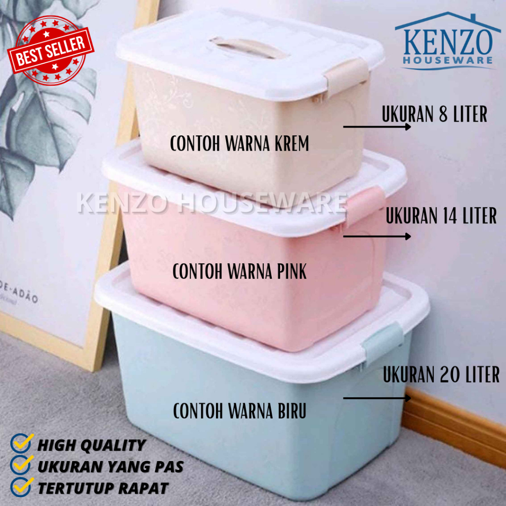 Jual Container Box 8 Liter 901 REDHOUSE Container Plastik Kotak ...