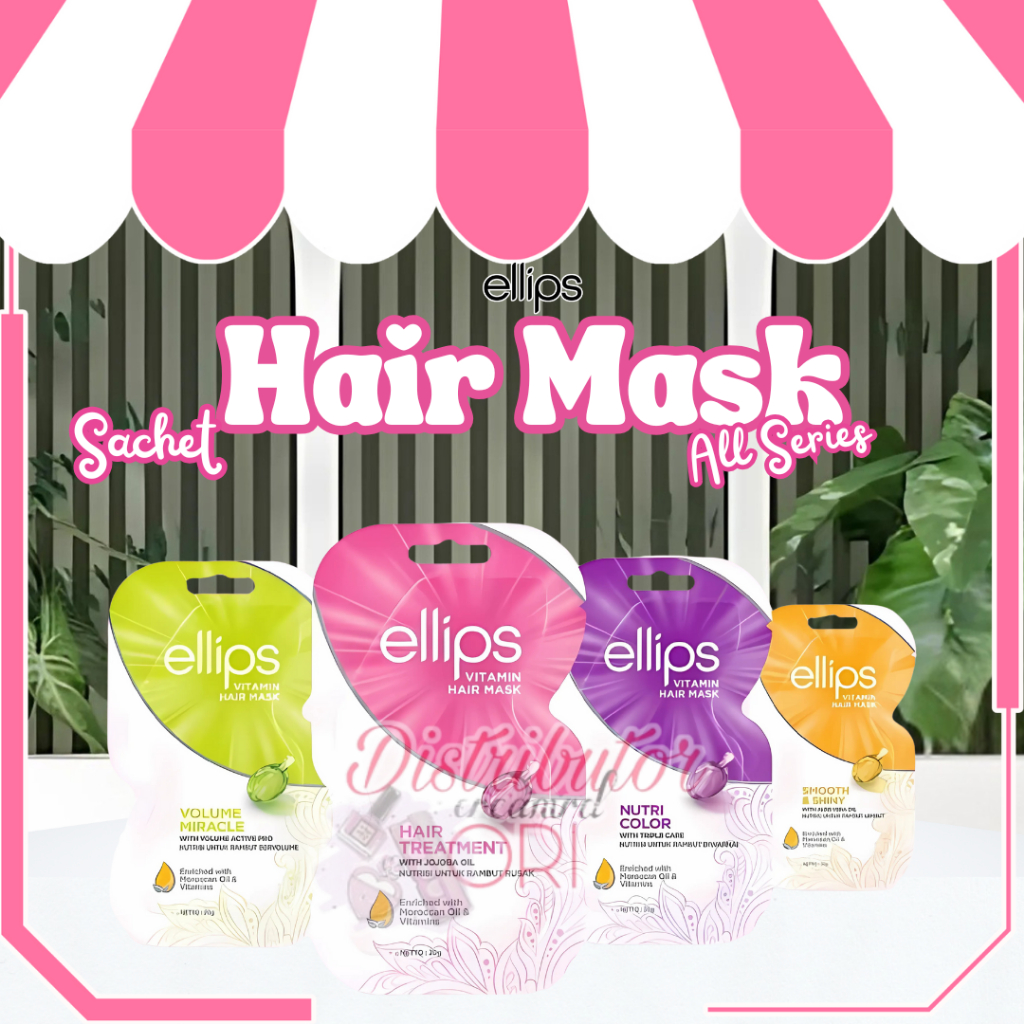 Jual Ellips Hair Masker Rambut Sachet 20gr All Variants Pro Keratin ...