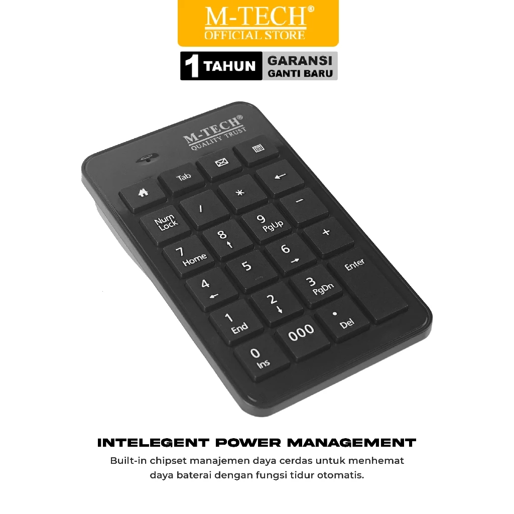 Jual M-Tech Keyboard Numeric / Numpad USB wireless MTECH keypad angka ...