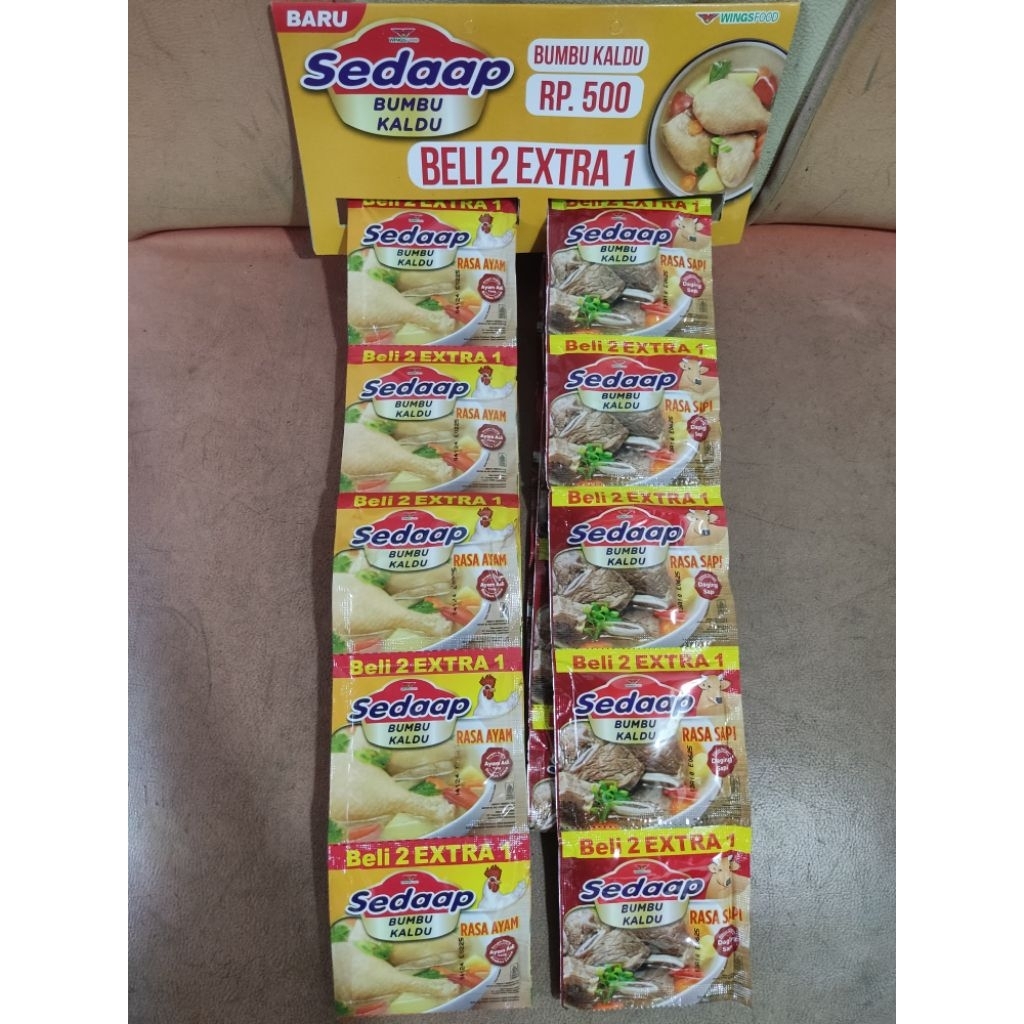 Jual Sedap Bumbu Kaldu Rasa Sapi isi 18pcs/Renceng | Shopee Indonesia