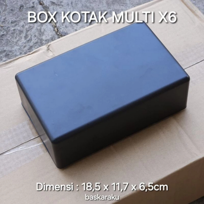 Jual Box Project X6 Multi Fungsi Box Kotak Hitam KX6 | Shopee Indonesia