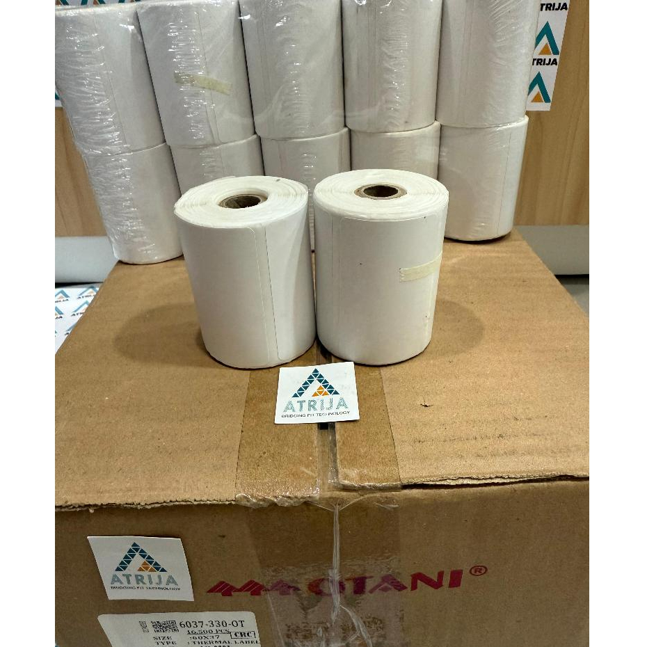 Jual Label Sticker Thermal OTANI 60x37 / 60x40 isi 330 pcs Label ...