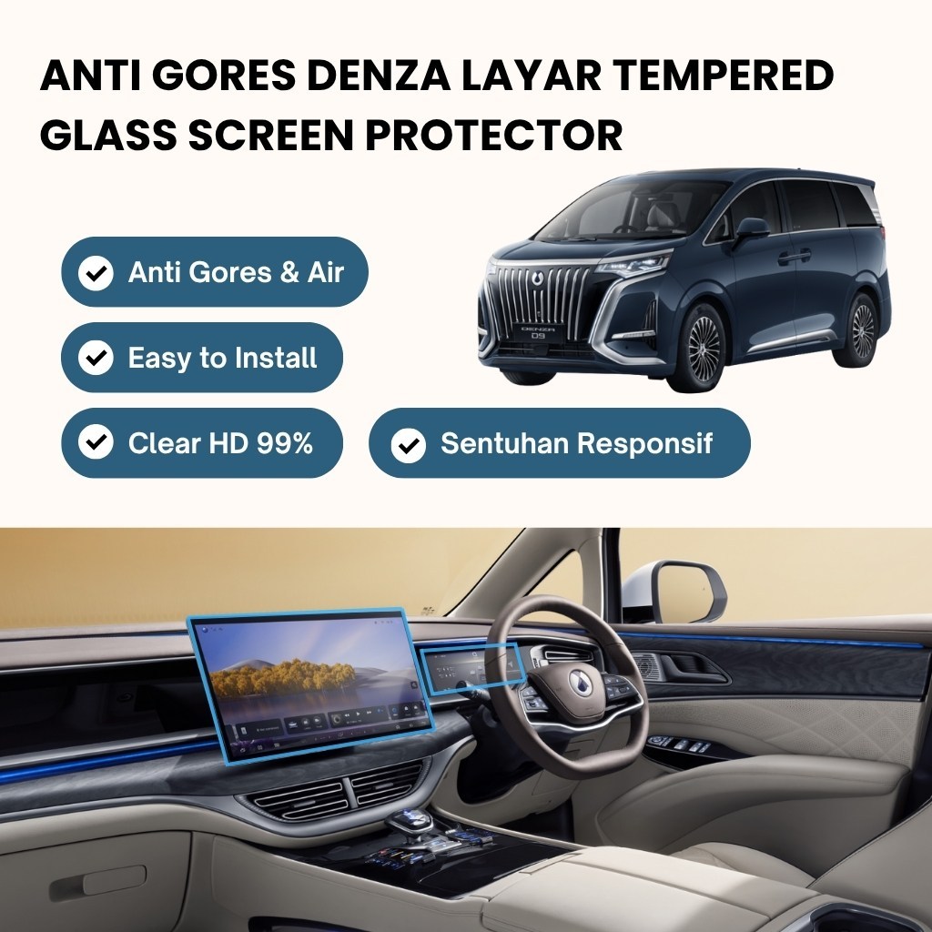 Jual Anti Gores Layar Tempered Denza D9 Screen Protector Kaca High ...