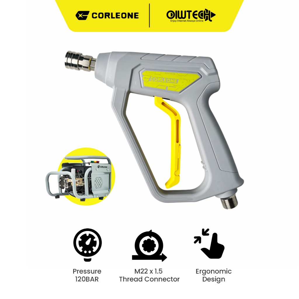 Jual [Spray Gun Jet Cleaner + Ergonomis + Plug & Play] Handle Semprotan ...
