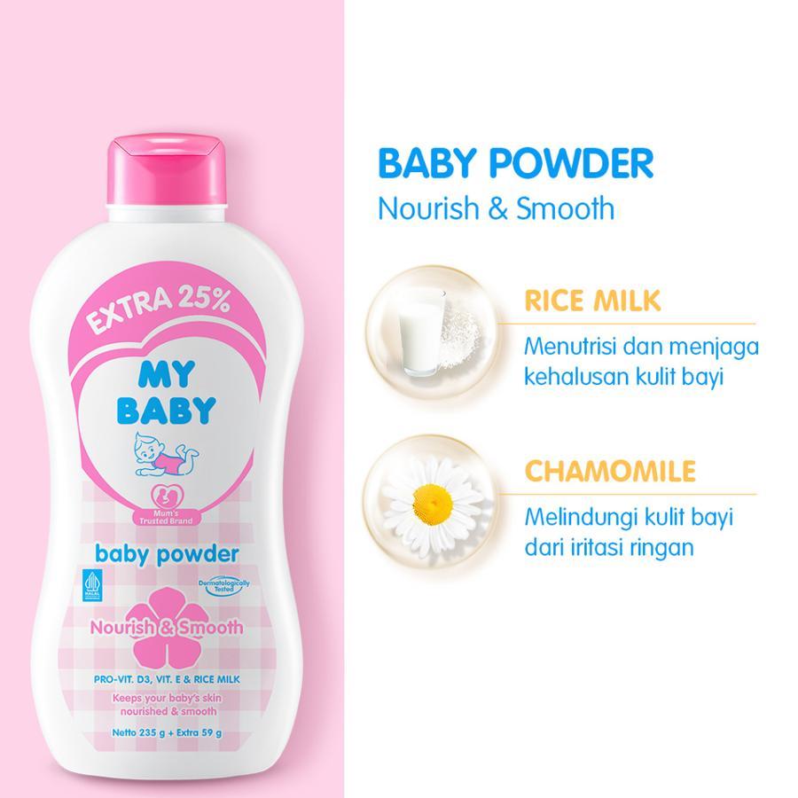 Jual Bedak Bayi My Baby 100gr Hypoallergenic, Wangi Lembut, Aman