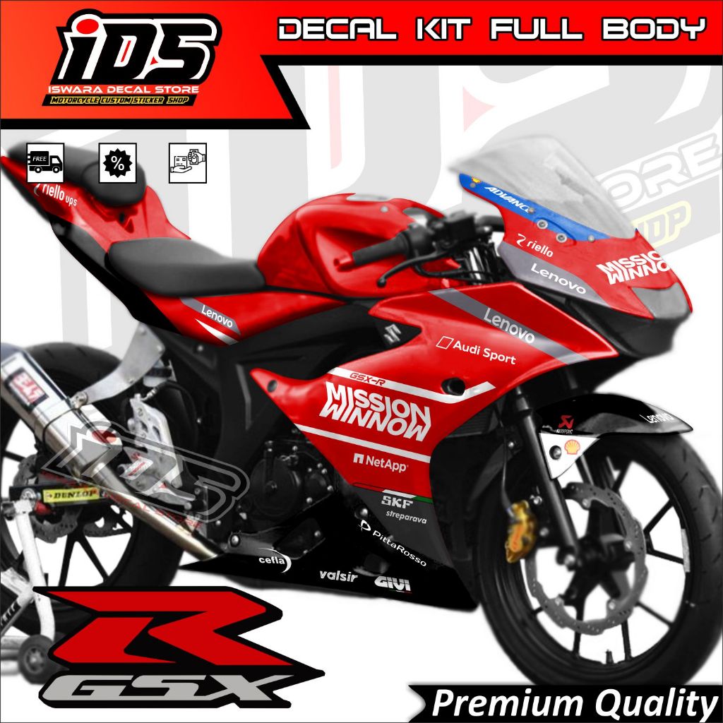 Jual Decal Gsx r 150 Full Body Stiker Gsx r 150r Full Body Dekal Gsx ...