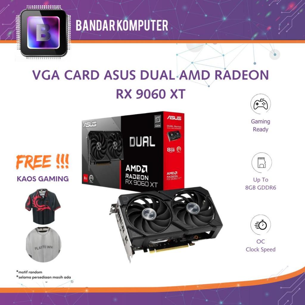 Jual VGA CARD ASUS DUAL AMD Radeon RX 9060 XT 8GB GDDR6 | Shopee Indonesia