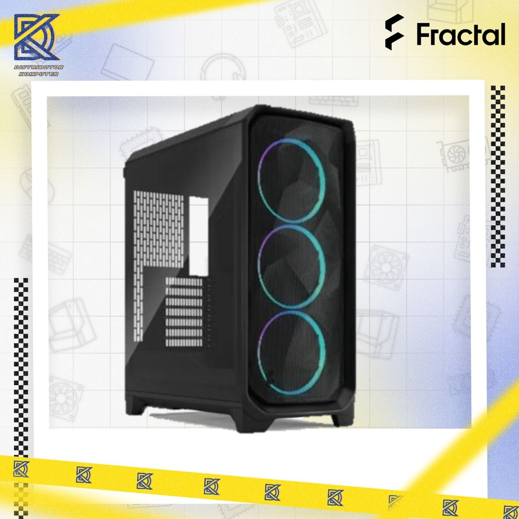 Jual FRACTAL CASING DESIGN MESHIFY 3 | Black RGB TG Light Tint | Shopee ...