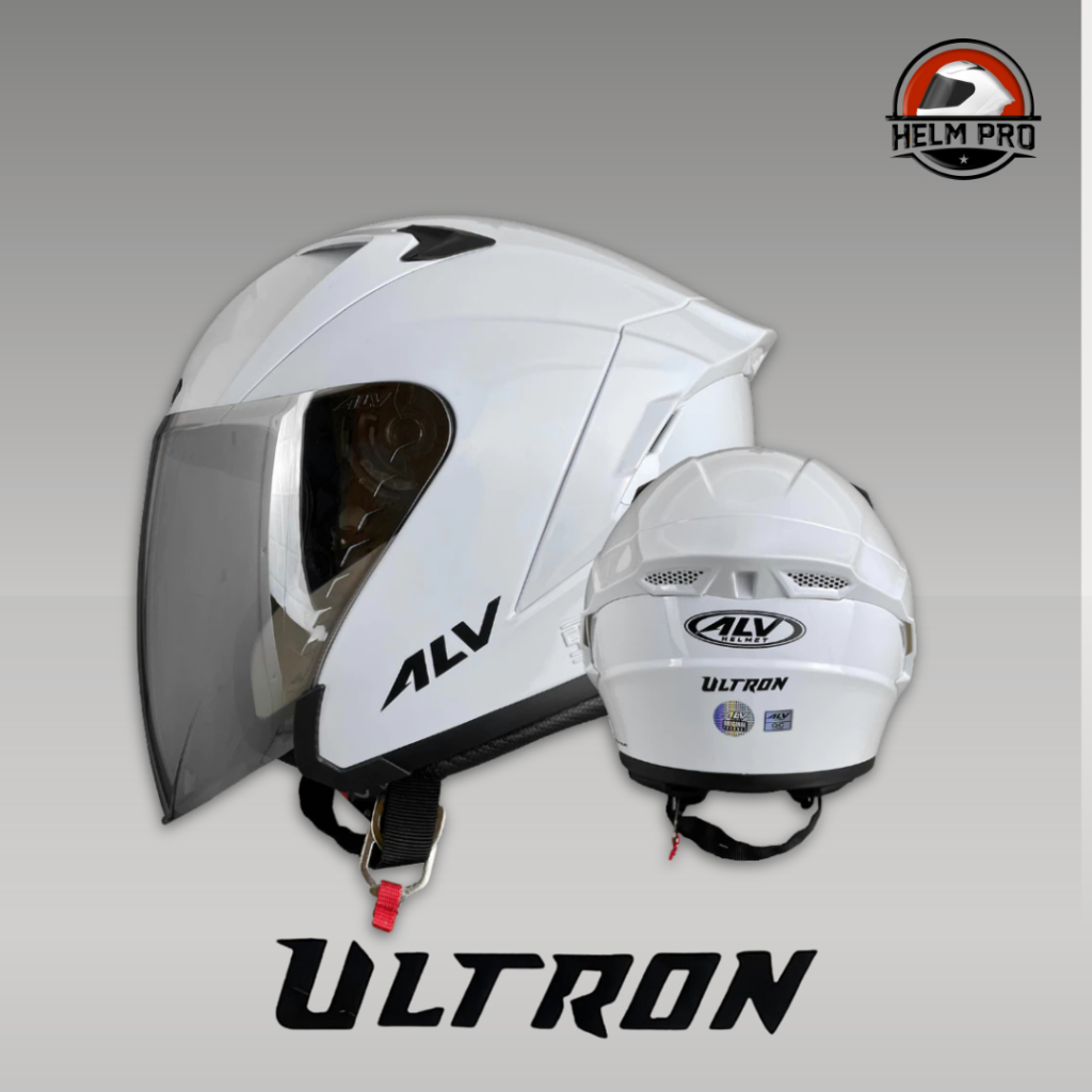 Jual Helm Half Face ALV Ultron - Model Sporty Keren | Original SNI ...