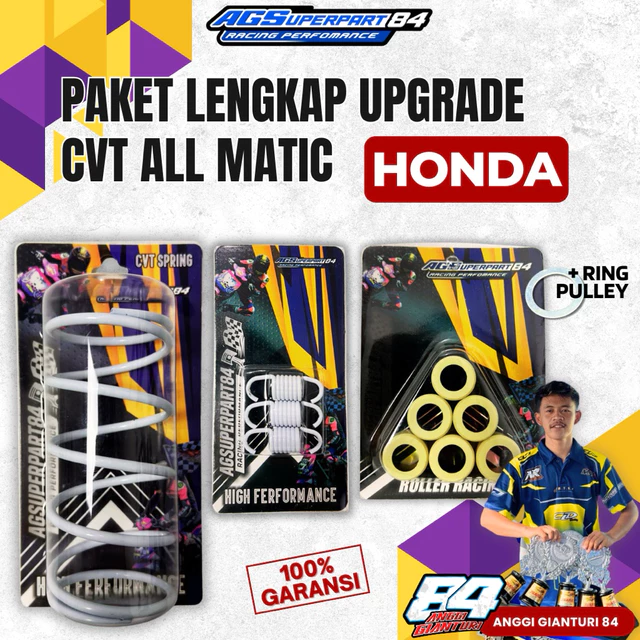 AGS01 PAKET UPGRADE CVTAL L MOTOR HONDA paket upgrade cvt racing LOLLER,PER - Sepeda Motor