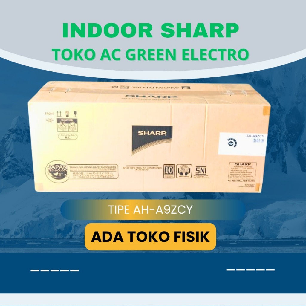 Jual kirim hari ini Indoor ac sharp China 1/2 - 2 pk AH 5ZCY - 18ZCY ...