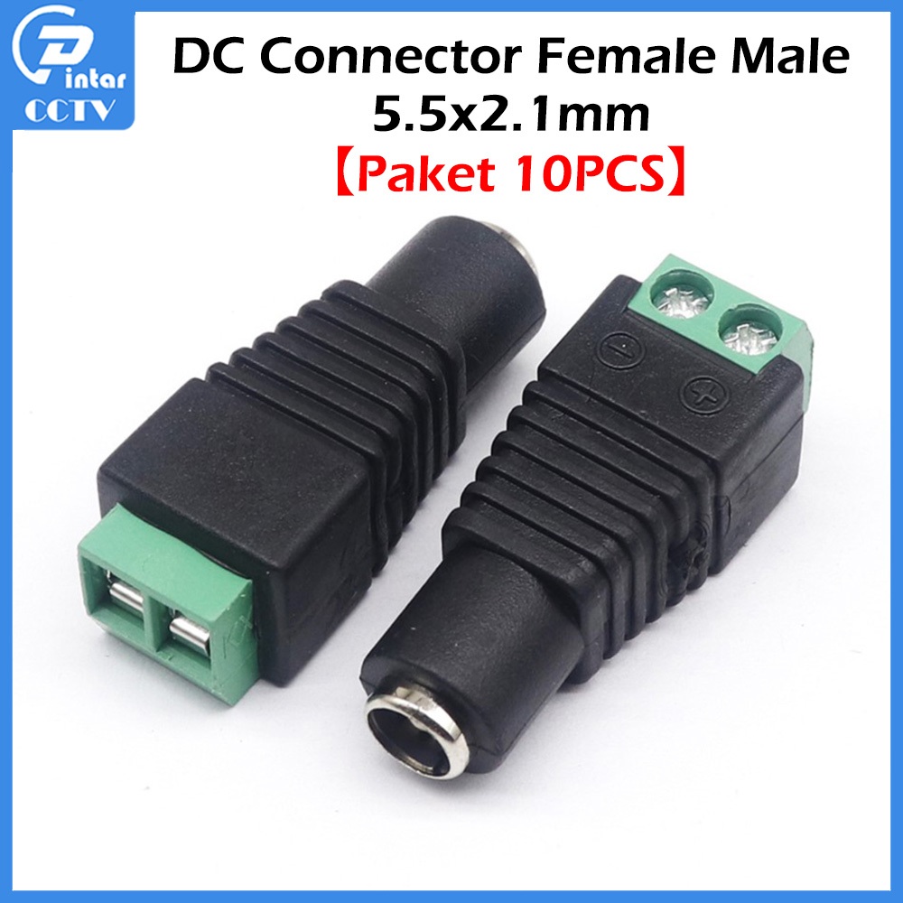 10 Stück DC Hohlstecker Buchse 5,5x2,1 Mm – Lötfassung Für Netzteilanschlüsse