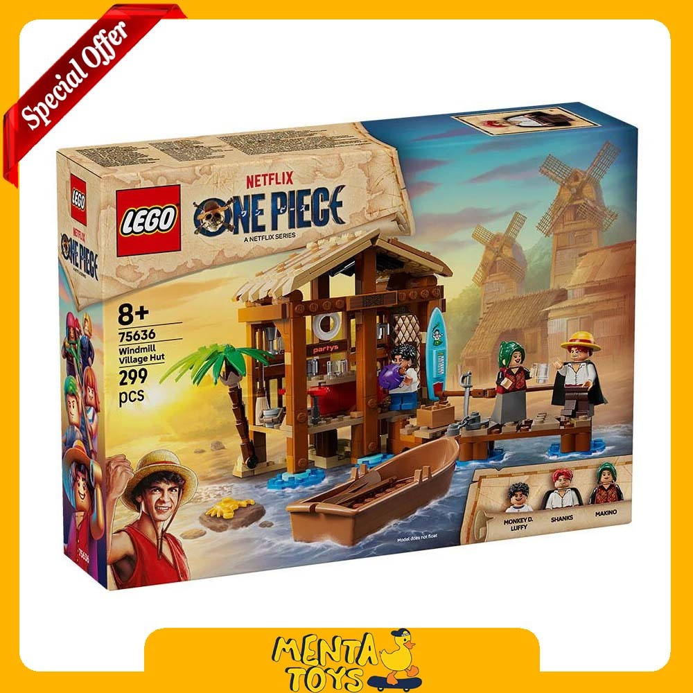 Jual LEGO One Piece 75636 Windmill Village Hut Building Kit Anime Toy ...