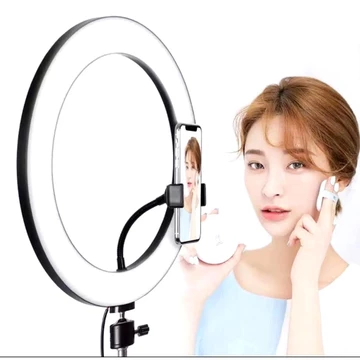 Ringlight 26CM Lampu Selfie Stick Led Ukuran Besar 3 Warna Lampu Kualitas Premium