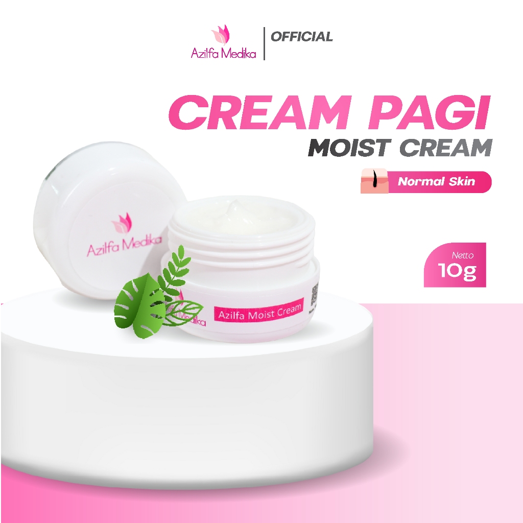 Jual Azilfa Medika Moist Cream Krim Pagi Moisturizer | Shopee Indonesia