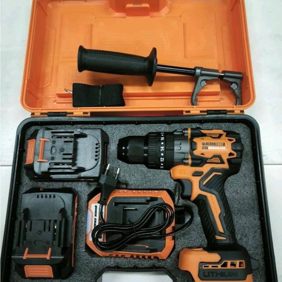Jual BLACKFOOT Mesin Bor Baterai Brushless Besi Tembok Model | Shopee ...