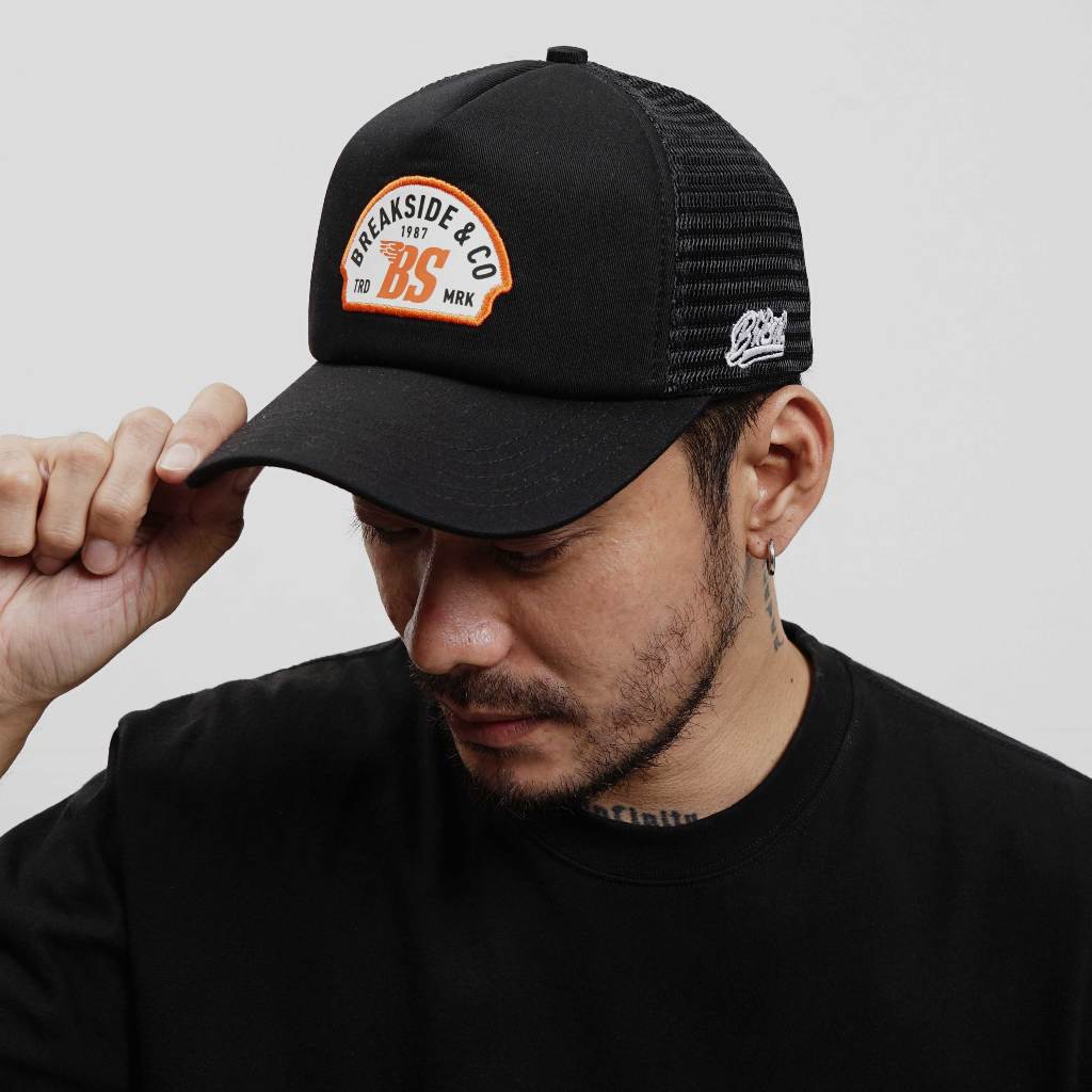 Jual [FREE BOX] Breakside Trucker Hat Hawk Black Topi Pria | Shopee ...