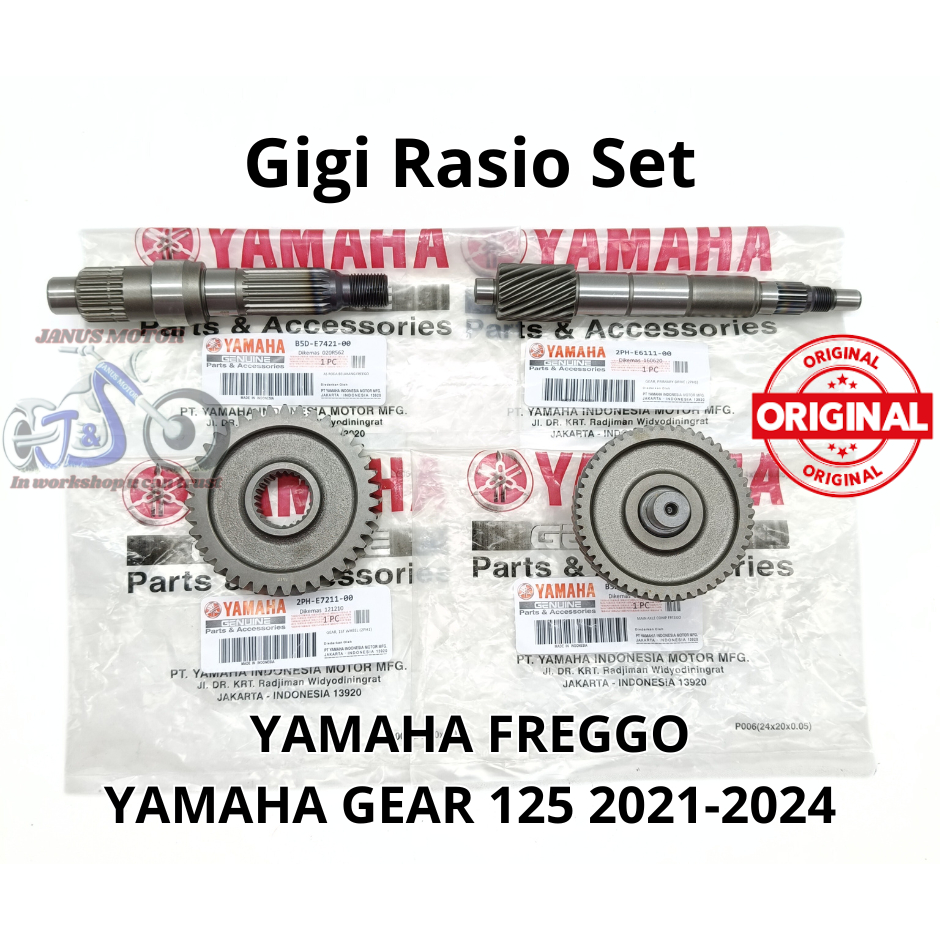 Jual Gigi rasio set Yamaha Freego , Gear 125 B5D Original rasio set gir ...