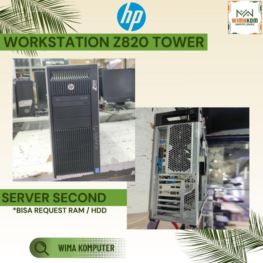 HP Z820 Workstation – 8 Core E5-2650 2.0GHz – 128GB RAM – Tower – Usata E Testata – Senza HD E OS