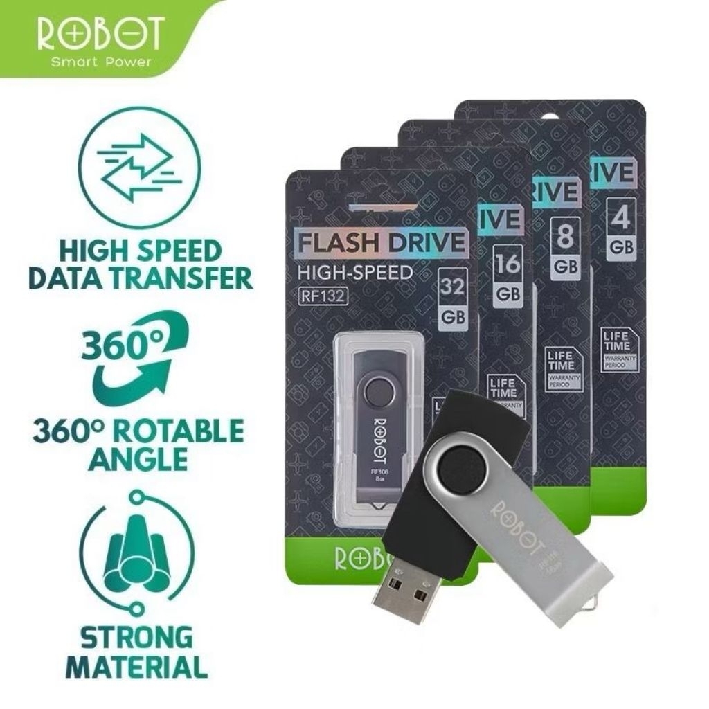 Jual Flashdisk Robot USB 2.0 4GB 8GB 16GB 32G | Shopee Indonesia