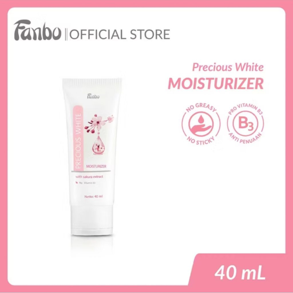 Jual FANBO PRECIOUS WHITE MOISTURIZER 40 ML | Shopee Indonesia