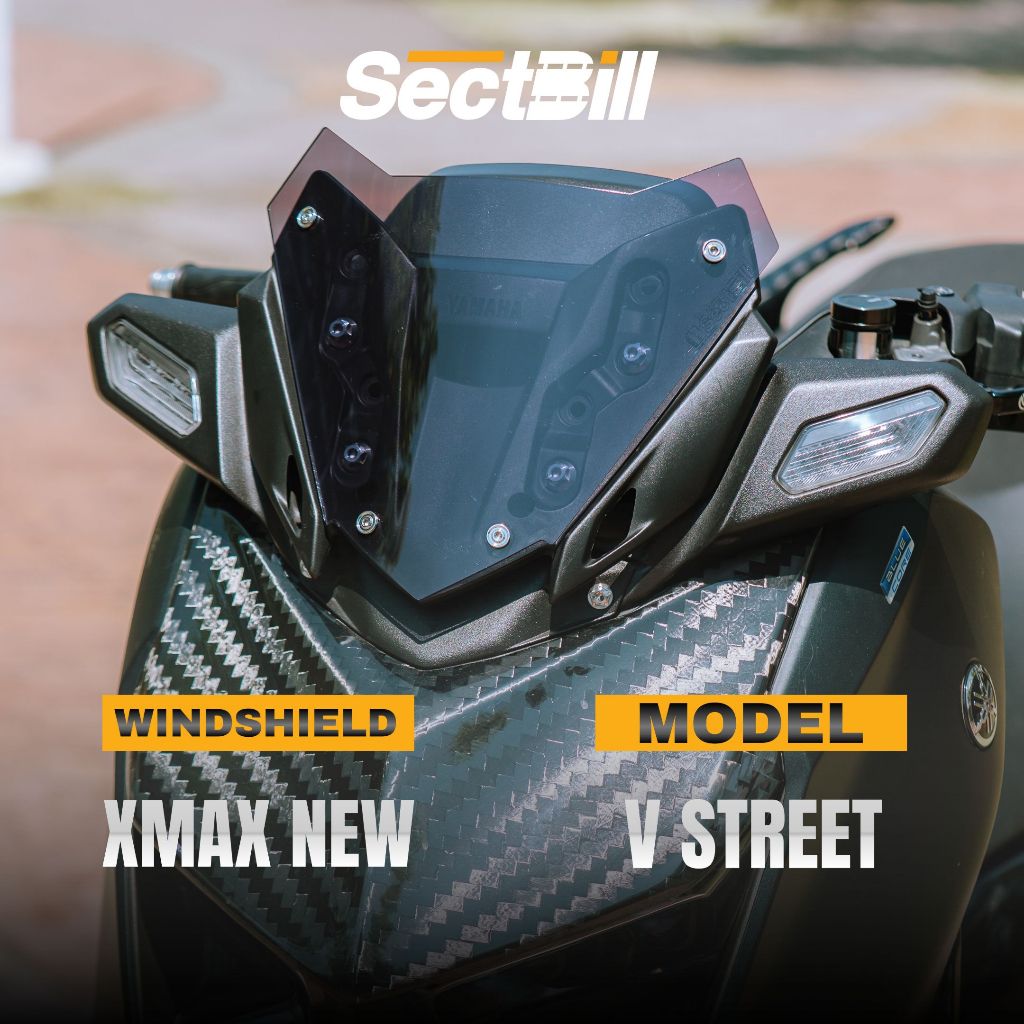 Jual Windshield Ceper Mini Sport screen XMAX GEN 2 NEW V STREET ...