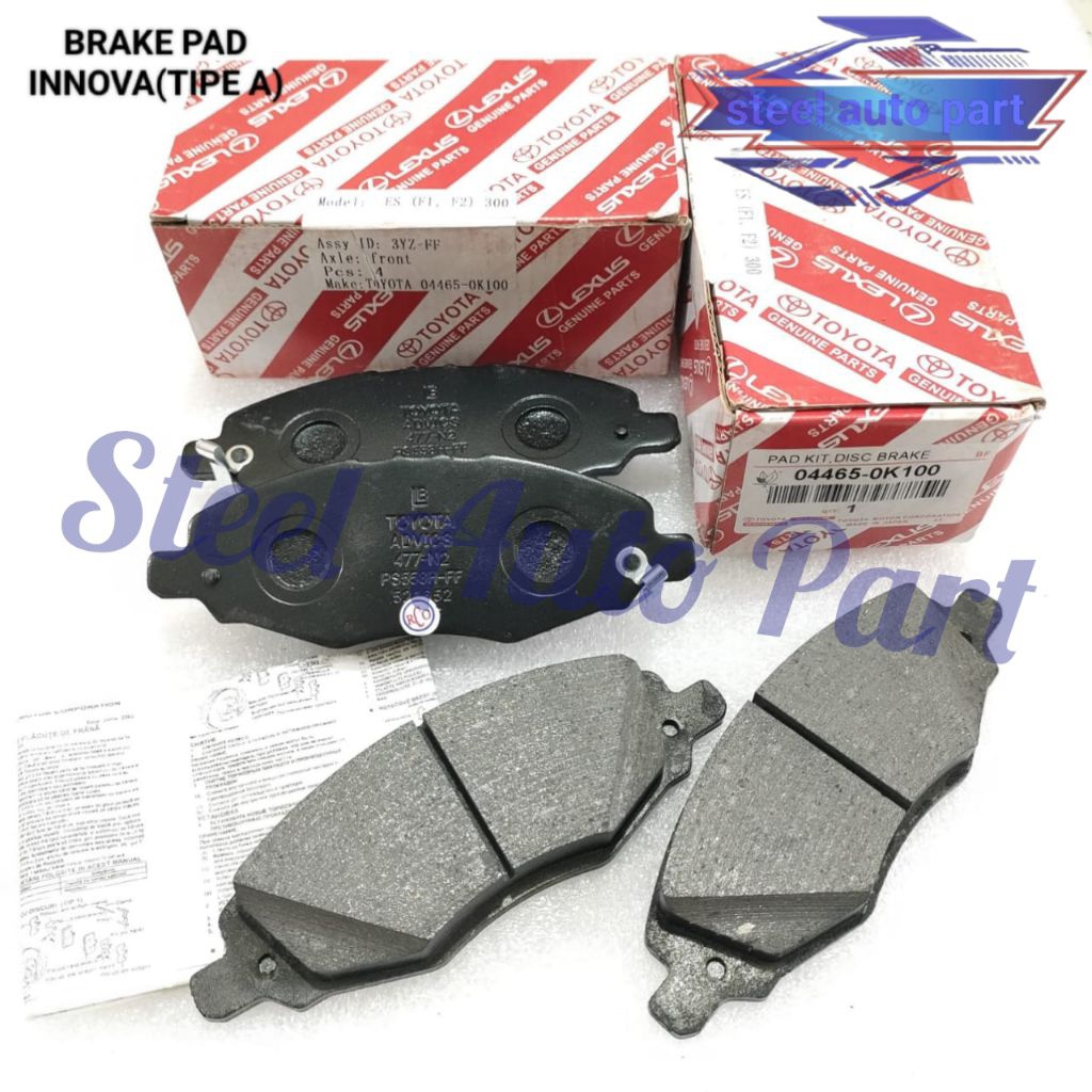 Jual Brake Pad - Disc Pad - Kampas Rem Depan Innova 1Set | Shopee Indonesia