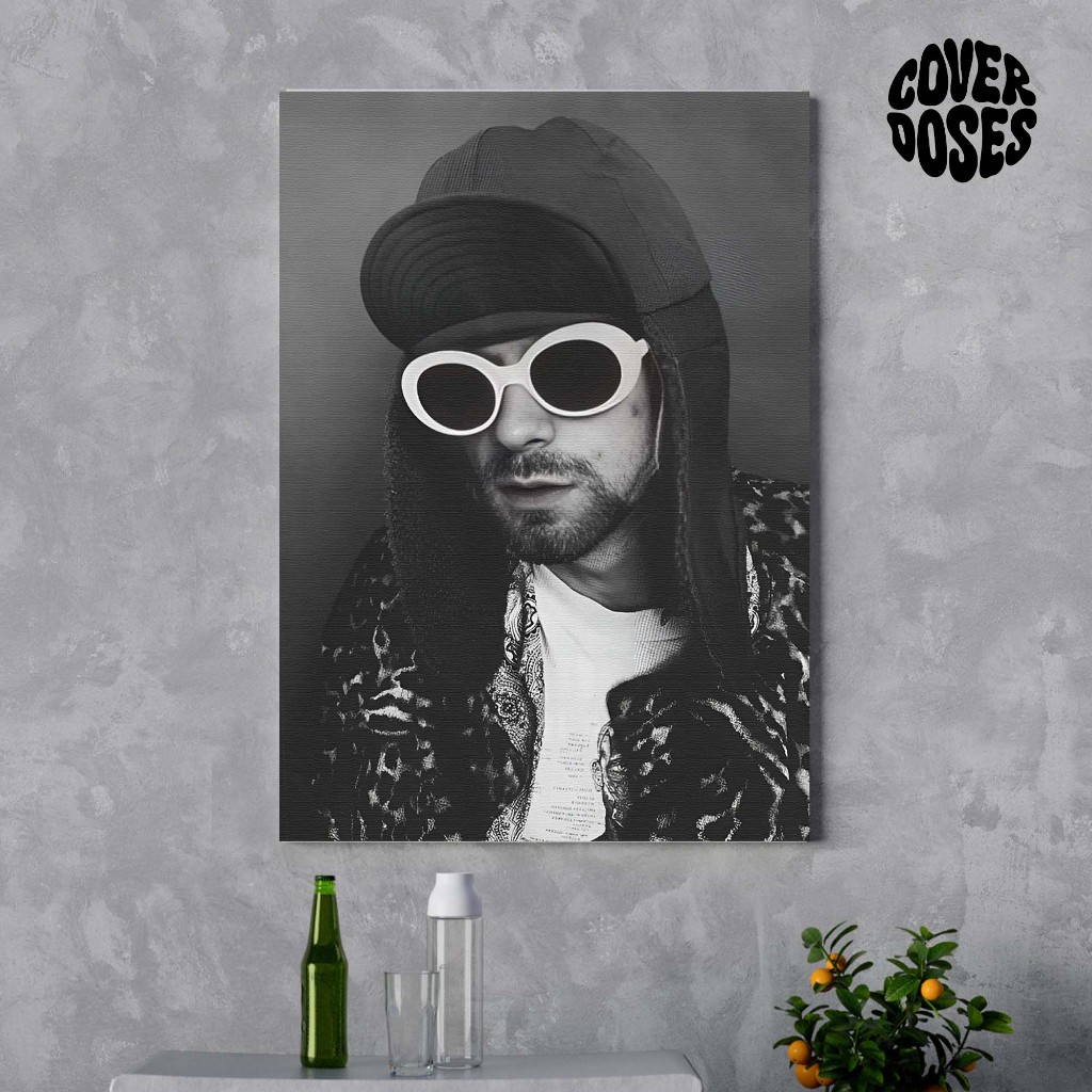Jual Poster Kurt Cobain - Nirvana | Band | Vintage | Hiasan DInding ...