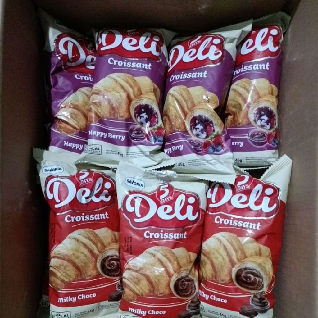 Jual Roti croissant 5day deli Pastry Bakery Kartonan | Shopee Indonesia