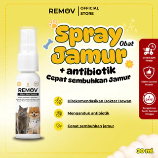 Remov Spray Obat Jamur Kucing Dan Anjing 30 Ml