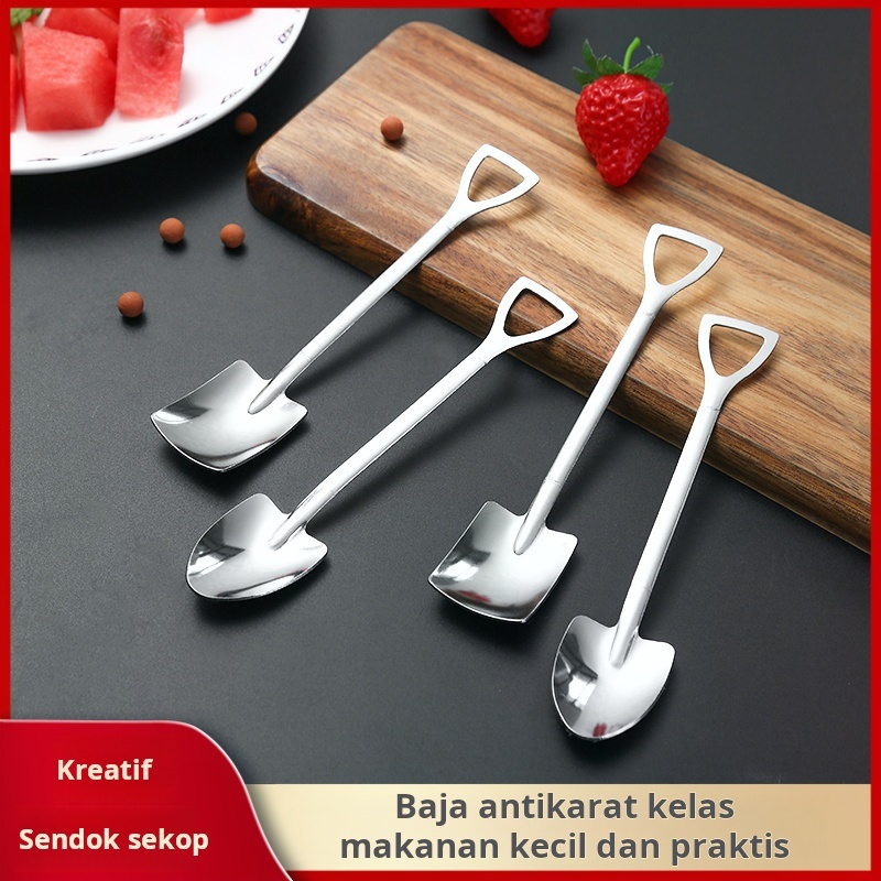 Jual Artefak makan melon kreatif sendok sekop kreatif baja tahan karat ...