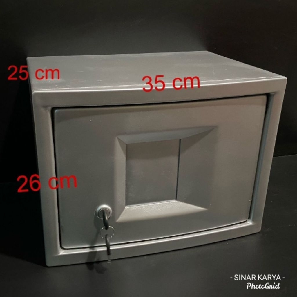 Jual Safe Deposit Box kunci manual brankas berat 10kg cash box brangkas ...