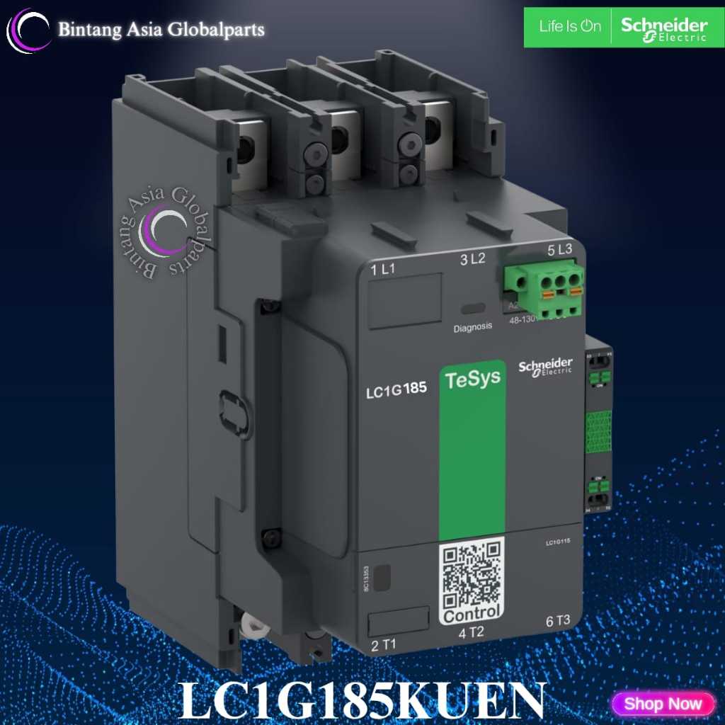 Jual Kontaktor 3p 185a Schneider LC1G185KUEN Original / Kontaktor 3 ...