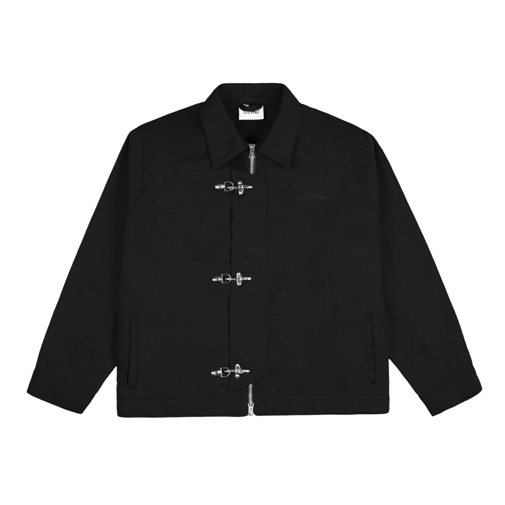Jual Satisfaction Fireman Clasp Jacket Double Zipp FRACTURE Black ...