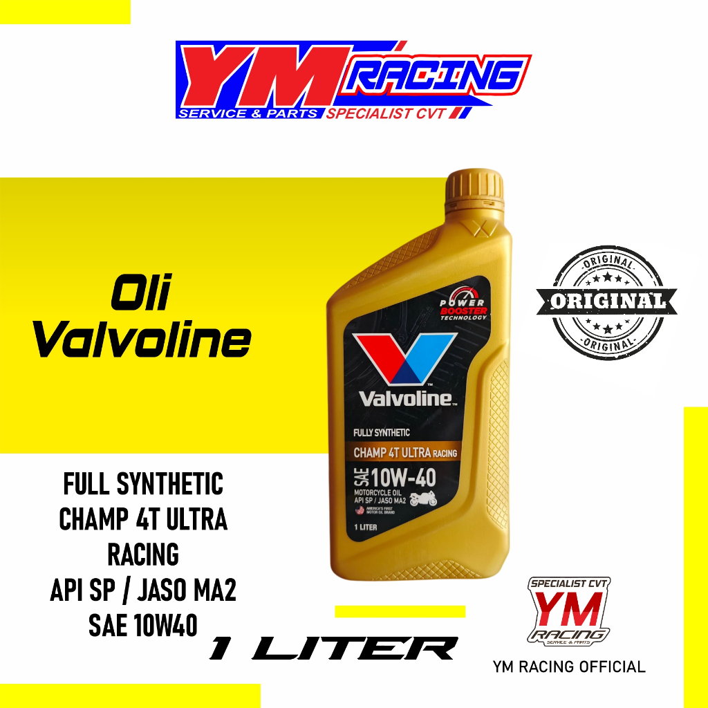 Jual OLI RACING VALVOLINE FULL SYNTHETIC SAE 10W 40 POWER BOOSTER ...