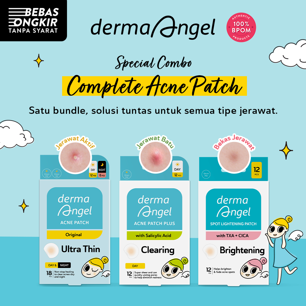 Jual Derma Angel Special Combo Complete Acne Patch Series | Shopee ...
