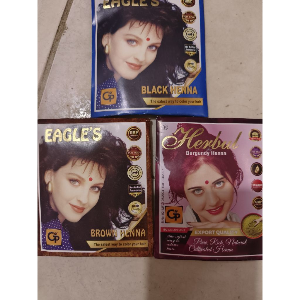 Jual eagle's/pikop black henna/ brown henna | Shopee Indonesia