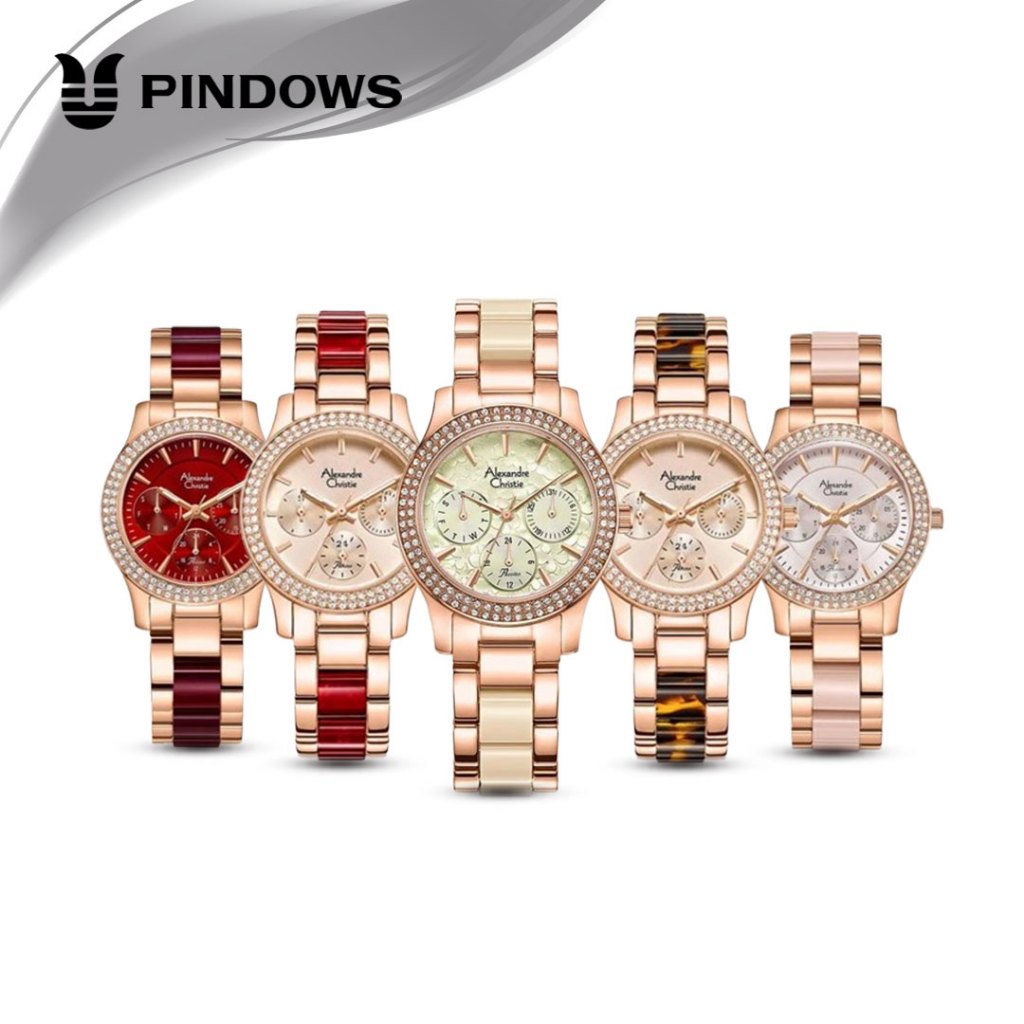 ORIGINAL Jam Tangan Wanita Alexandre Christie AC 2932 AC2932 AC 2914 AC 2463 AC 2B78 AC2B78 AC 2A94 AC2A94 AC 2B45 Original Garansi Resmi 1 Tahun