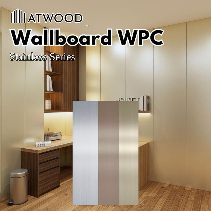 Jual Wall Board Panel Dinding Metal Stainless Series | Wall Board ...