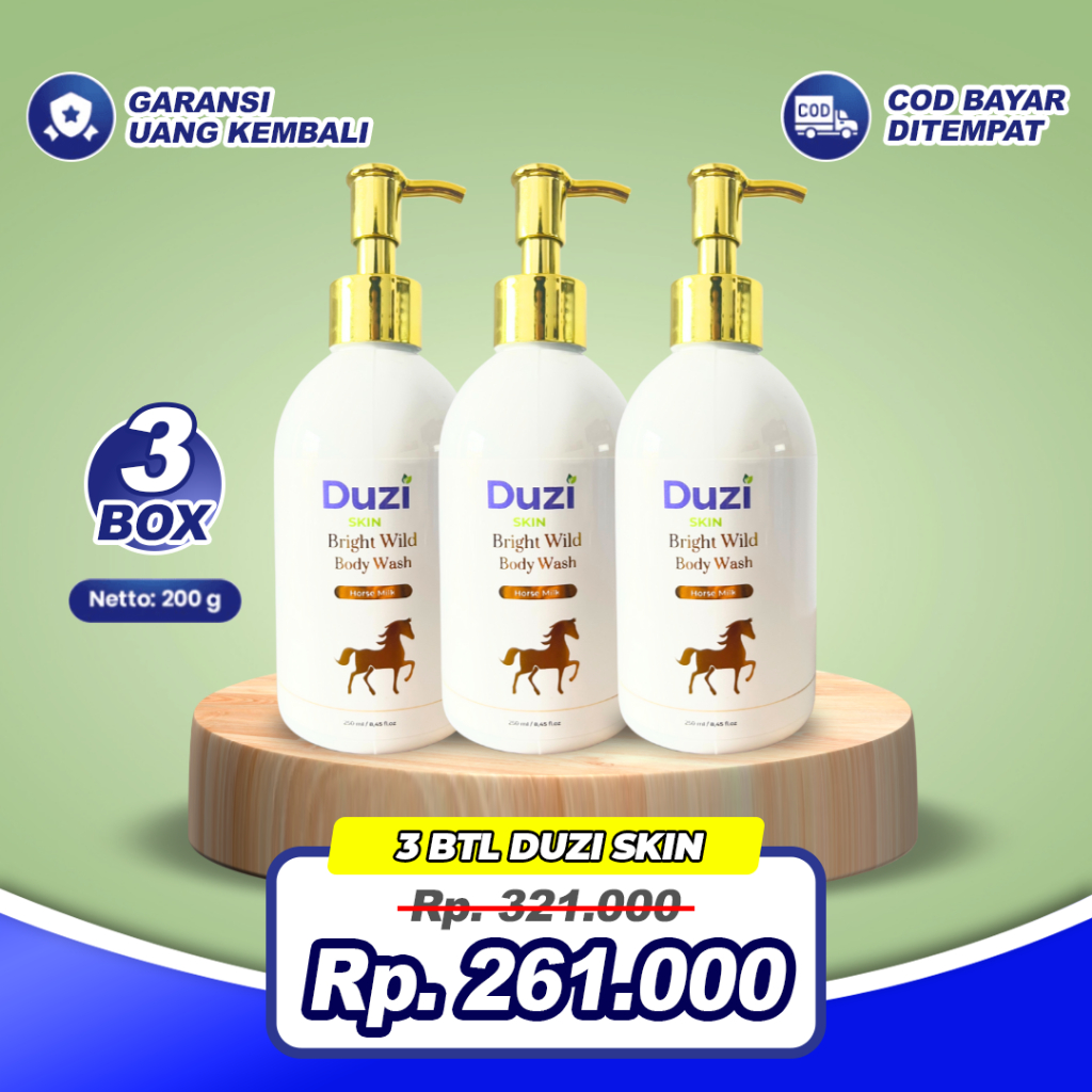 Jual Duzi Skin Horse Milk Soap Sabun Cair Susu Kuda 250ml