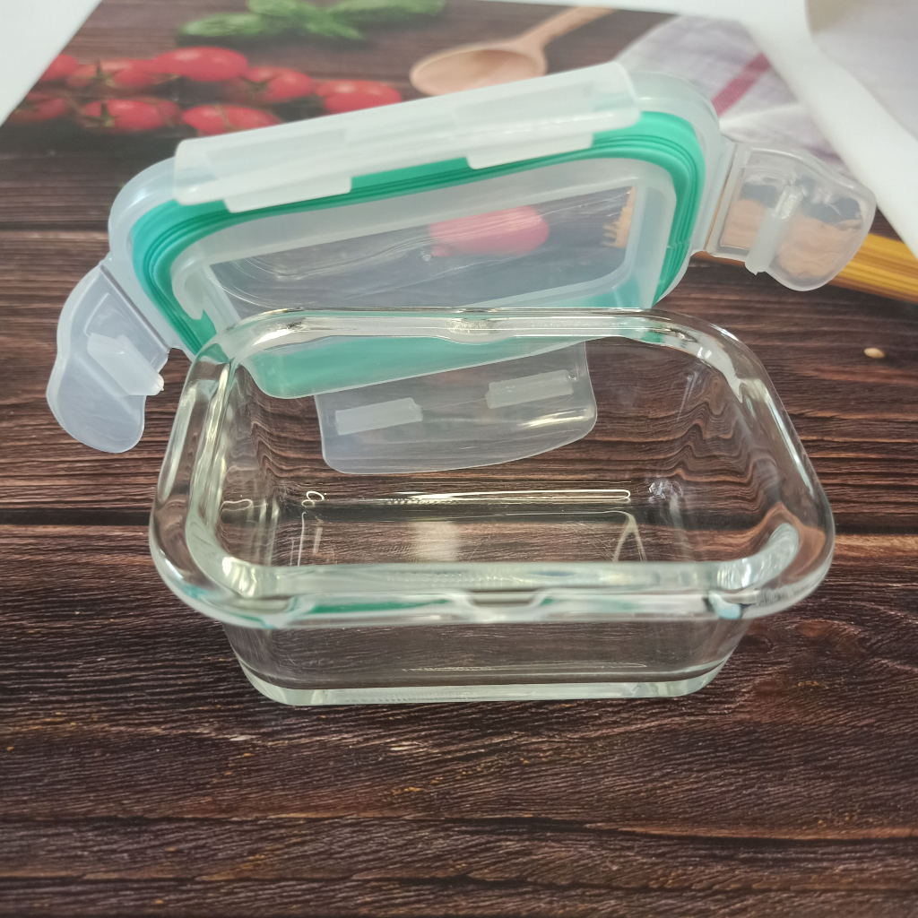 Jual Flash. Food Container 150ml HIAU Kotak Makan Kaca untuk MPASI (Isi ...