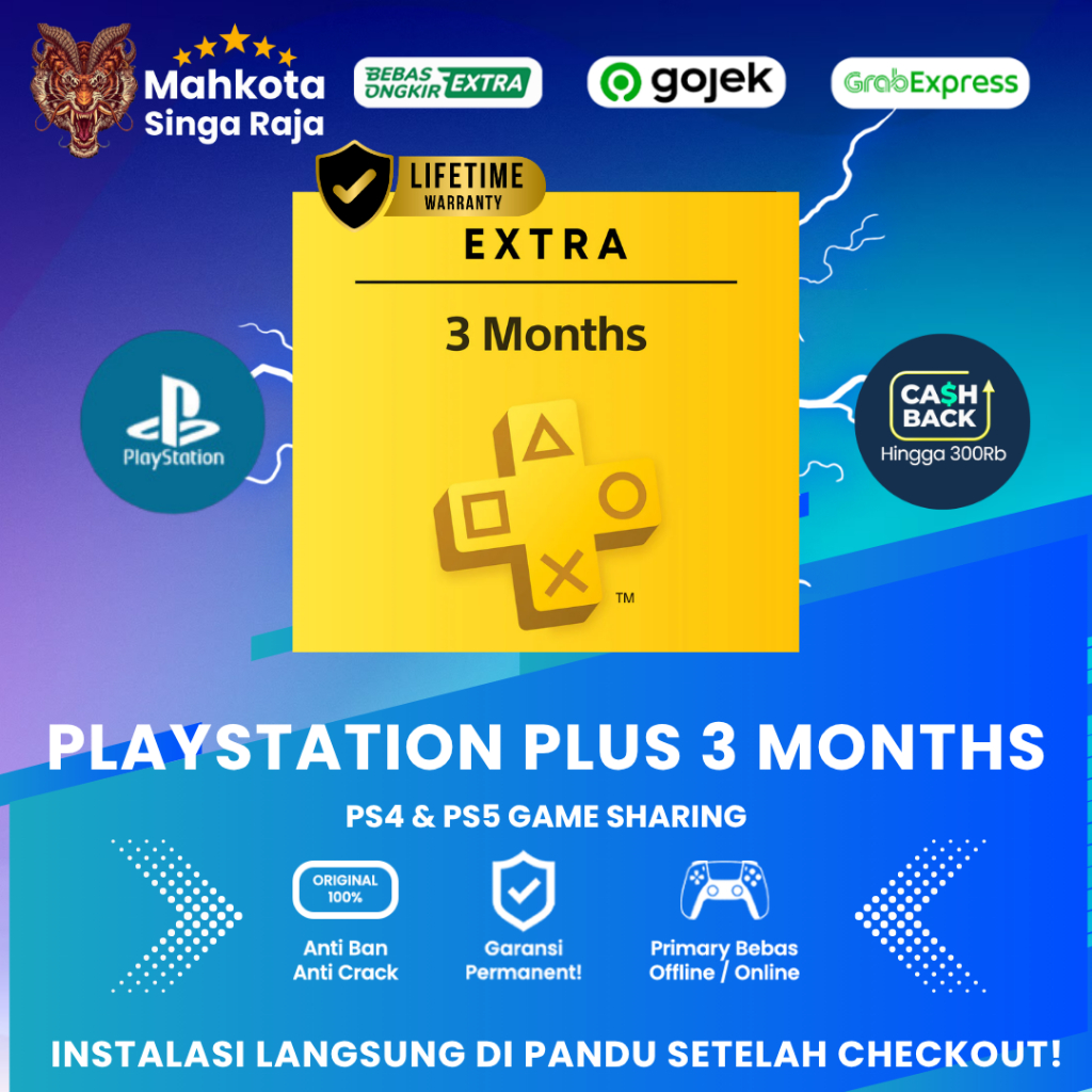 PS Plus Extra PlayStation Plus Extra Months PS4 PS5 Digital  Sharing